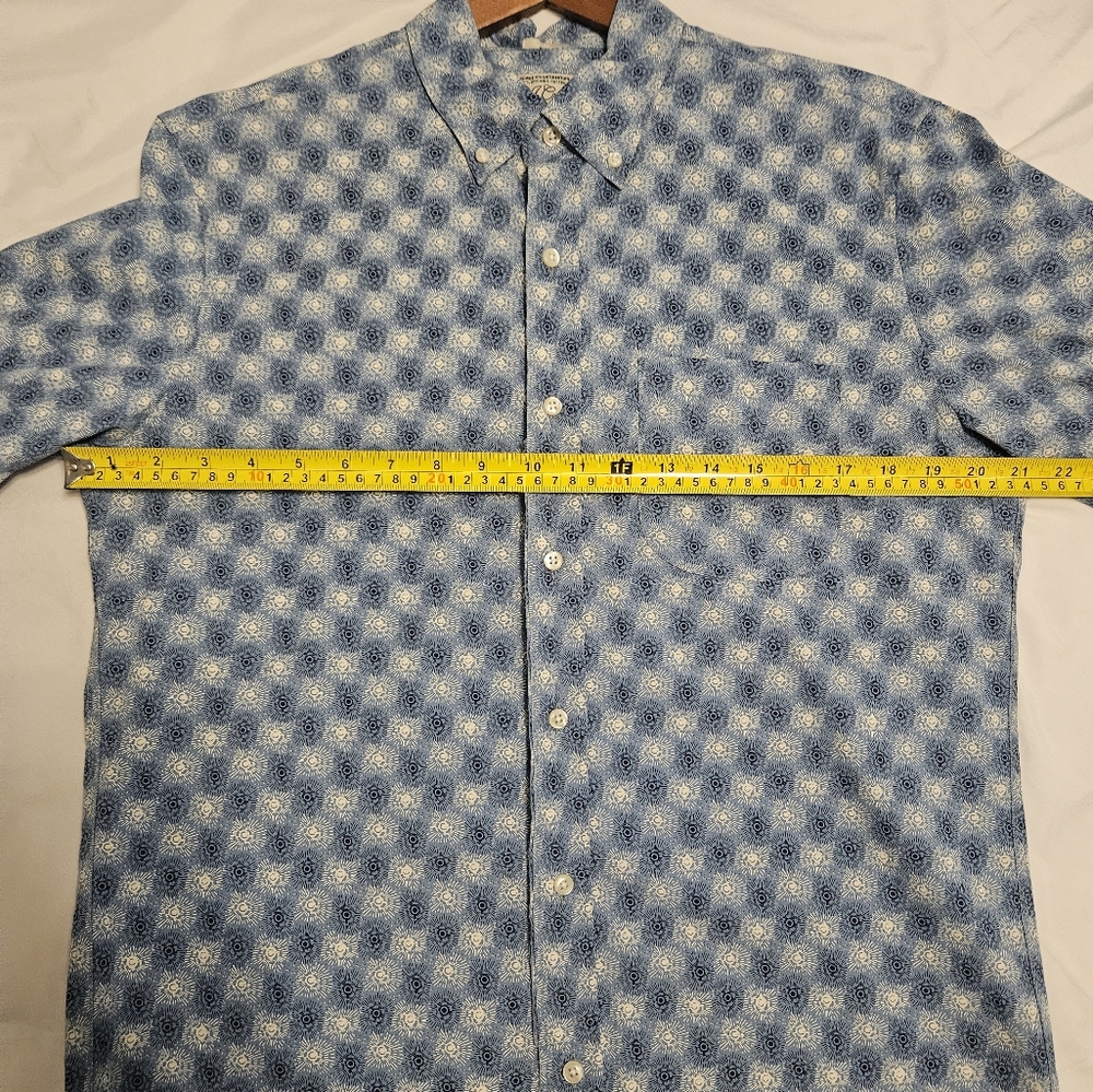 J.Crew Blue Patterned Shirt Long Sleeve